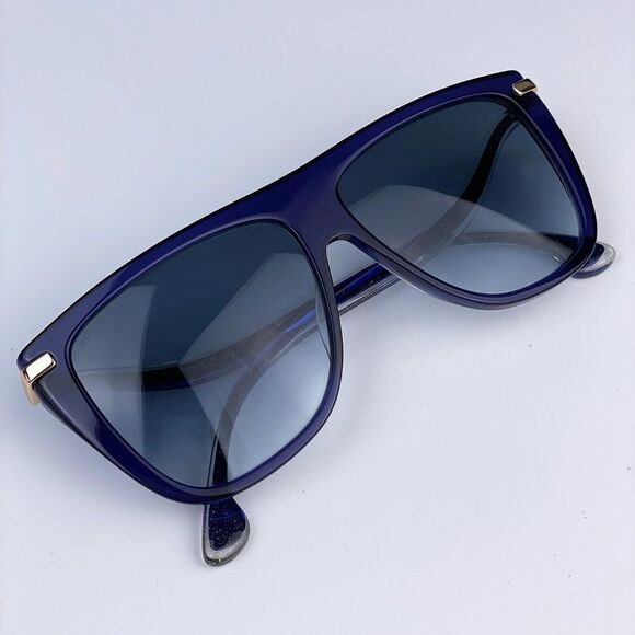 NEW JIMMY CHOO SUVI/S PJP08 Dark Blue Gradient Women Sunglasses - Picture 9 of 11